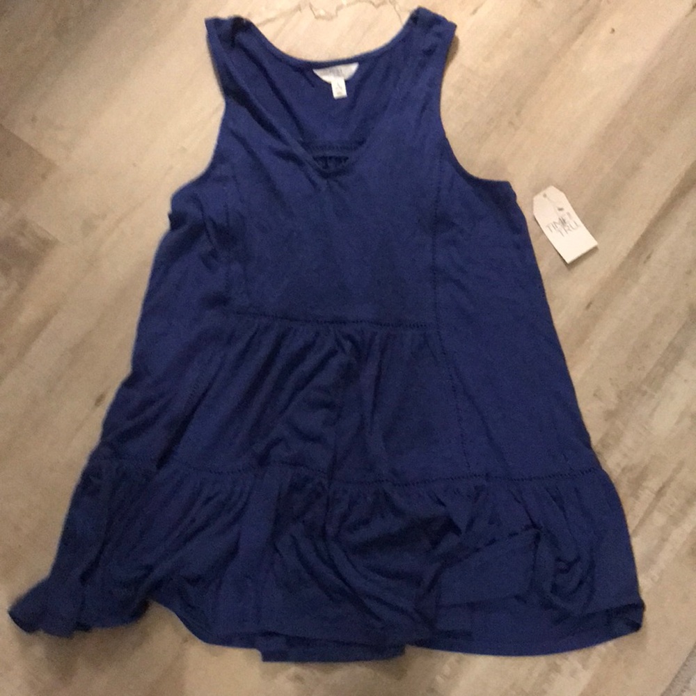 Blue tank top